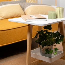 Vinthera Mesilla Moa Madera Melamina y Patas de Pino 43x38x48 cm