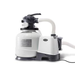 Intex Filtro de arena 8 m³/h para piscinas hasta 56 m³ con prefiltro, válvula de 6 vías, control digital y 35 kg arena Precio: 212.78999984. SKU: B1FKZ96ZEV