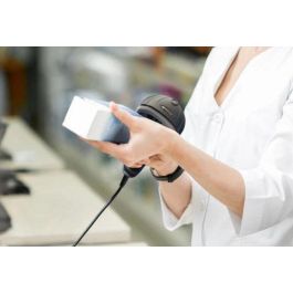 Newland HR22 Dorada II 1D/2D CMOS Scanner with 3m Coiled USB Cables & Foldable Smart Stand