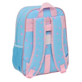 Safta Mochila Infantil Adaptable a Carro Stitch 'Happy' 26x34x11 cm para Niños +3 Años