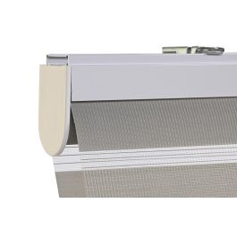 DKD Home Decor Estor Día-Noche Básico Gris Poliéster 190 x 120 cm