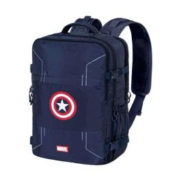 Karactermania Mochila Capitán América Gears 33 x 23 x 47 cm Poliéster Impermeable con Compartimento Portátil