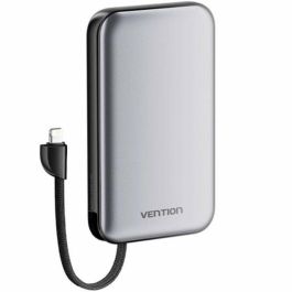 Powerbank 10000mAh Vention I12IA/ 20W/ Negra/ Incluye Cable USB Tipo-C y Lightning Precio: 27.89000027. SKU: B1BVG29CRL