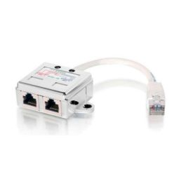 Equip Adaptador Duplicador/Distribuidor Modular de Red RJ45 Cat5E Blindado 1 Macho a 2 Hembras 12cm Precio: 8.49999953. SKU: B18WQP4K8K
