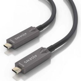 AISENS A157-0883 Cable USB-C a USB-C 3.2 Gen 1 (3.1 Gen 1) 10Gbps Carga 60W 15m Negro