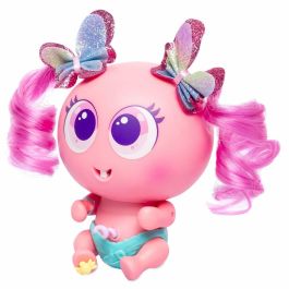 Bandai Ksimerito Machincuepa Niu Gen Rosa Muñeco Interactivo Adopta tu Bebé 15.5x19.5x13.5 cm Niños +3 Años