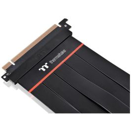 Thermaltake Extensor PCI Express 4.0 16X 30cm Macho a Hembra Ángulo 90° Negro