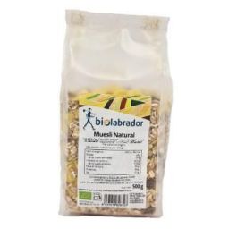 BIOLABRADOR Muesli Natural Copos de Avena, Trigo, Centeno con Pasas y Almendras 500Gr Ecológico Precio: 4.4999999. SKU: B14F9AVNGS