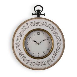 Reloj de Pared Versa Hojas Metal Madera MDF 50 x 6,5 x 40 cm Precio: 42.50000007. SKU: B1H2GYNR7J