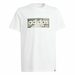 Camiseta de Manga Corta Niño Adidas B Camo Lin Blanco Precio: 27.0193. SKU: B1KAWBW8TB