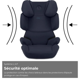 Cybex Silla de Coche Solution X i-Fix Blue Moon para Niños de 3 a 12 Años
