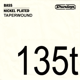 Cuerda Bajo Dunlop Nickel Entorchado (Tapered) .135