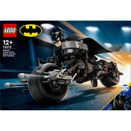 LEGO 76273 DC Batman: Minifigura de Batman y motocicleta Bat-Pod para construir