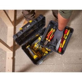 Stanley FMST1-71971 Maletín Tstak-Fatmax de gran volumen con portaherramientas, 23 l, 44 x 33,17 x 32,61 cm