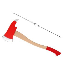 Hacha Bombero Decorativa 61 cm Roja y Plateada para Disfraz Precio: 4.49999968. SKU: B12QKKNMQD