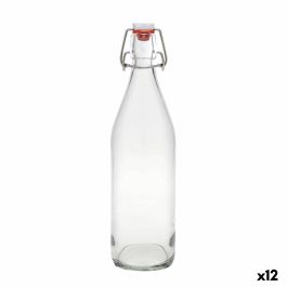 Botella de Cristal La Mediterránea Vidrio 1 L (12 Unidades)