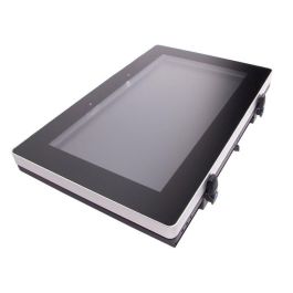 Ernitec Monitor 75" 4K UHD Impermeable IP67 Antivandalismo IK10 para Piscinas Públicas con Soporte Pared Exterior