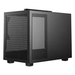 Deepcool Caja Ordenador Gaming CH160 Mini-ITX, ABS+SPCC+Cristal templado, Soporte para Mini-ITX, 3 Slots de expansión