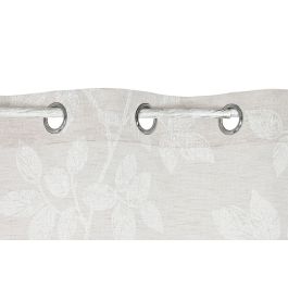 Cortina Romantico DKD Home Decor Beige 260 x 140 cm (2 Unidades)