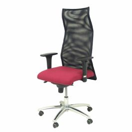 Piqueras y Crespo Sillón Sahuco Bali Granate - Mecanismo Sincro, Asiento en Tejido Bali, 13SBALI933 Piqueras y Crespo Sillón Sahuco Bali Granate - Mecanismo Sincro, Asiento en Tejido Bali, 13SBALI933