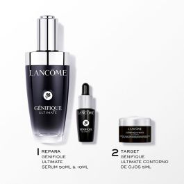 Lancôme Génifique Ultimate Sérum Reparador Antiedad con Ácido Hialurónico y Probióticos Piel Sensible Estuche 3 pz