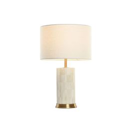 Lampara Sobremesa Item Home DKD Home Decor Blanco Beige 36 x 42 x 36 cm Lampara Sobremesa Item Home DKD Home Decor Blanco Beige 36 x 42 x 36 cm