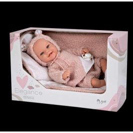 Muñeca elegance babyto rosa con manta (muñeca de peso) 35 cm cuerpo blando Muñeca elegance babyto rosa con manta (muñeca de peso) 35 cm cuerpo blando