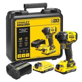 Stanley Fatmax V20 SFMCF820D2K-QW Atornillador de Impacto 190 Nm Brushless 18V Litio con 2 Baterías 2Ah