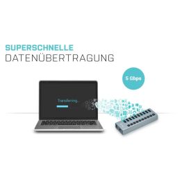 Hub USB i-Tec U3CHARGEHUB10