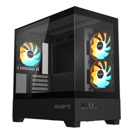 Gigabyte C201 Caja de PC Negra Midi Tower m-ATX con Soporte Radiador 360mm y 3 Ventiladores Preinstalados Precio: 76.4999994. SKU: B1HE9BWP6P