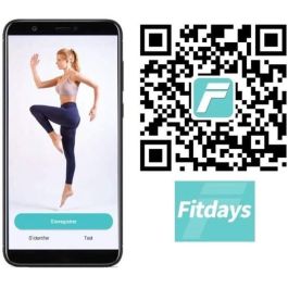 Little Balance Báscula Conectada Blanca 180kg/100g para Peso, IMC, Grasa Corporal, Agua y Músculos con Bluetooth y Pantalla XXL