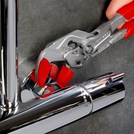 Knipex 86-250 Schonbacken (3 Pares) - Mordazas Protectoras de Plástico Rojo para Alicates Knipex 86 09 250 V01 (6 Piezas)