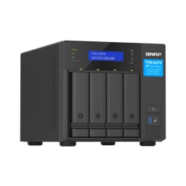 QNAP TVS-H474 NAS Torre Ethernet Negro 8GB RAM Intel G7400