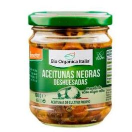 BIO ORGANICA ITALIA Aceituna Negra Deshuesada Bio con Aove Leccino 190 g. Ideal aperitivo, ensaladas, pizzas, bruschetta. Precio: 4.7899995. SKU: B15S9N6HG5