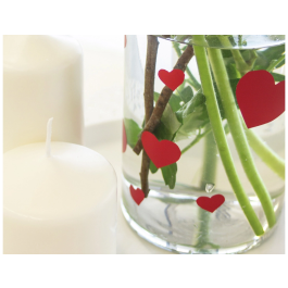 D-c-fix Rollo Papel Adhesivo Rojo Señales Mate Ancho 45 cm Largo 15 mt