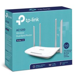 TP-Link Archer C50 Router Inalámbrico Dual Band AC1200 (802.11ac) con 4 LAN, WAN, USB 2.0 y 2 Antenas Externas 2.4/5GHz