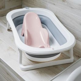 Thermobaby Hamaca de Baño Atoll Reclinable para Bebés Recién Nacidos hasta 8 Meses (max. 8 kg) - Ideal para Bañera, Rosa Polvo Thermobaby Hamaca de Baño Atoll Reclinable para Bebés Recién Nacidos hasta 8 Meses (max. 8 kg) - Ideal para Bañera, Rosa Polvo