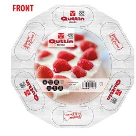 Quttin Fuente Vidrio Hondo 26 cm x 6 cm - 2.3 L (6 Unidades)