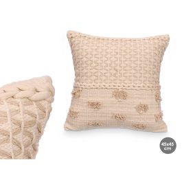 Cojin Borlas Beige 45X45 Cm Giftdecor (6 Unidades) Cojin Borlas Beige 45X45 Cm Giftdecor (6 Unidades)