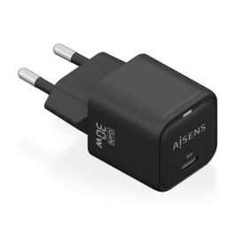AISENS - CARGADOR GaN 30W, 1xUSB-C PD3.0 QC4.0, NEGRO Precio: 6.59000001. SKU: B1G2D6DDFG
