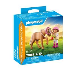 Playmobil Niña con Poni - Juguete Incluye 1 Figura de Niña con Casco y Poni con Accesorios Brida y Manzana para Niños +3 Años Precio: 6.50000021. SKU: B13EG4AMW9