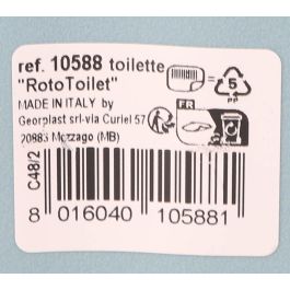 Georplast Roto-Toilet con accesorios 52x40x40 cm (7 Unidades)