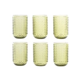 Vaso Basicos DKD Home Decor Verde 7.5 x 13 x 7.5 cm Set de 6
