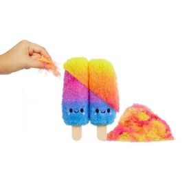 Fluffies Stuffiez - Peluche ASMR para personalizar - Hielo de agua - Relleno para retirar y descubrir otro personaje - A partir de 4 años