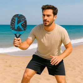 Palas de Playa con Pelota Aktive 22 X 47 X 3 CM (6 Unidades)