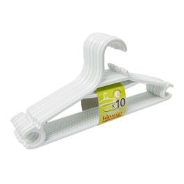 Hidalgo Perchas Económicas Blancas Antideslizantes Plástico Lote 10 Unidades Precio: 3.50000002. SKU: B12G6YRGZC