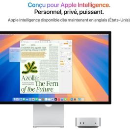 Apple - Mac mini (2024) Chip Apple M4 - 16 GB de RAM - Almacenamiento SSD de 256 GB - CPU de 10 núcleos GPU de 10 núcleos - Plata Apple - Mac mini (2024) Chip Apple M4 - 16 GB de RAM - Almacenamiento SSD de 256 GB - CPU de 10 núcleos GPU de 10 núcleos - Plata