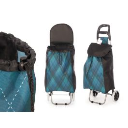 Carro de Compra Kinvara 2 Ruedas Verde, 88x35x8 cm, Capacidad 33 l, Peso Máximo 20 kg (6 Unidades) Precio: 67.99000043. SKU: B1JBKGV6K9