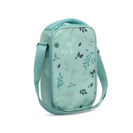 KioKids Bolso Merienda Salvia Bolsa Térmica para Niños +0 Meses con Bolsillo Interior y Capacidad 2.5L