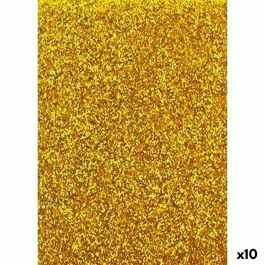 Papel Fama Glitter Dorado Goma Eva 50 x 70 cm (10 Unidades) Precio: 25.4999998. SKU: B1E37GN5ZF